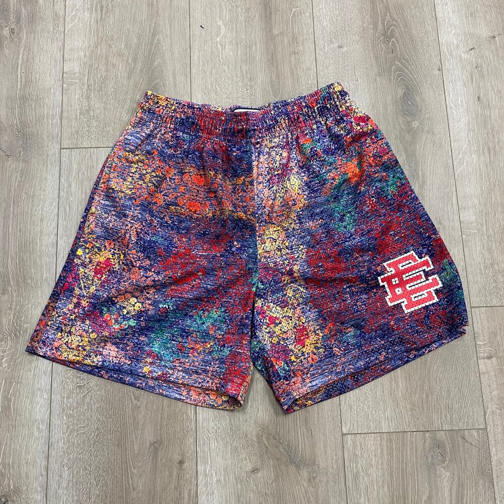 Eric Emanuel Ee Rug Pattern Basic Shorts Size Lar… - image 1